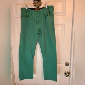 (881) NSN Woman's Chinos,  Size: 34 Color: Green